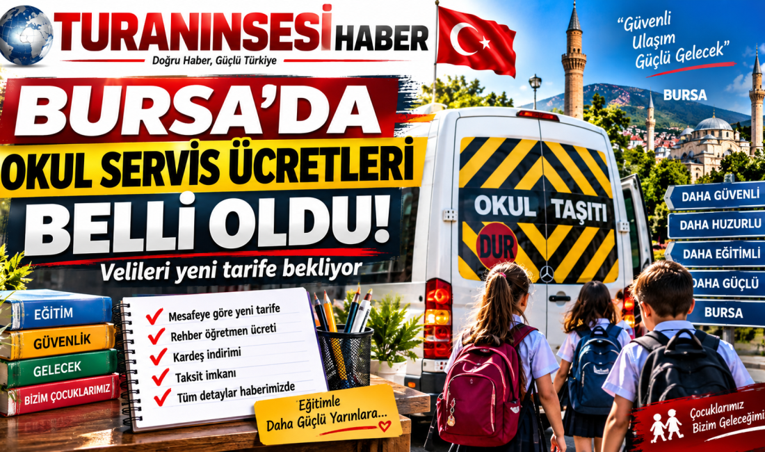 2026-2027 eğitim-öğretim döneminde servis ücretleri aylık 3 bin 450 TL’den
