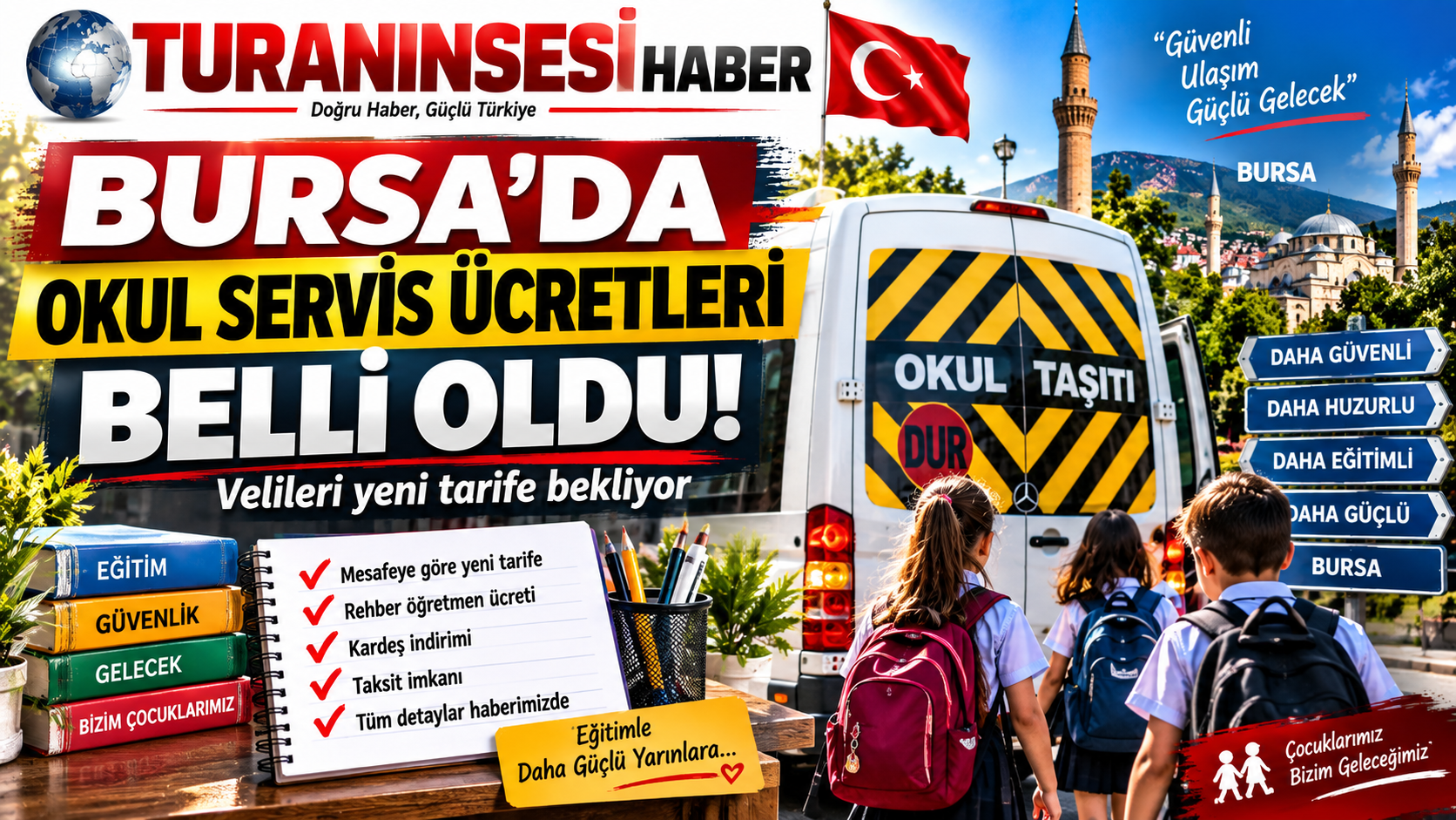 2026-2027 eğitim-öğretim döneminde servis ücretleri aylık 3 bin 450 TL’den