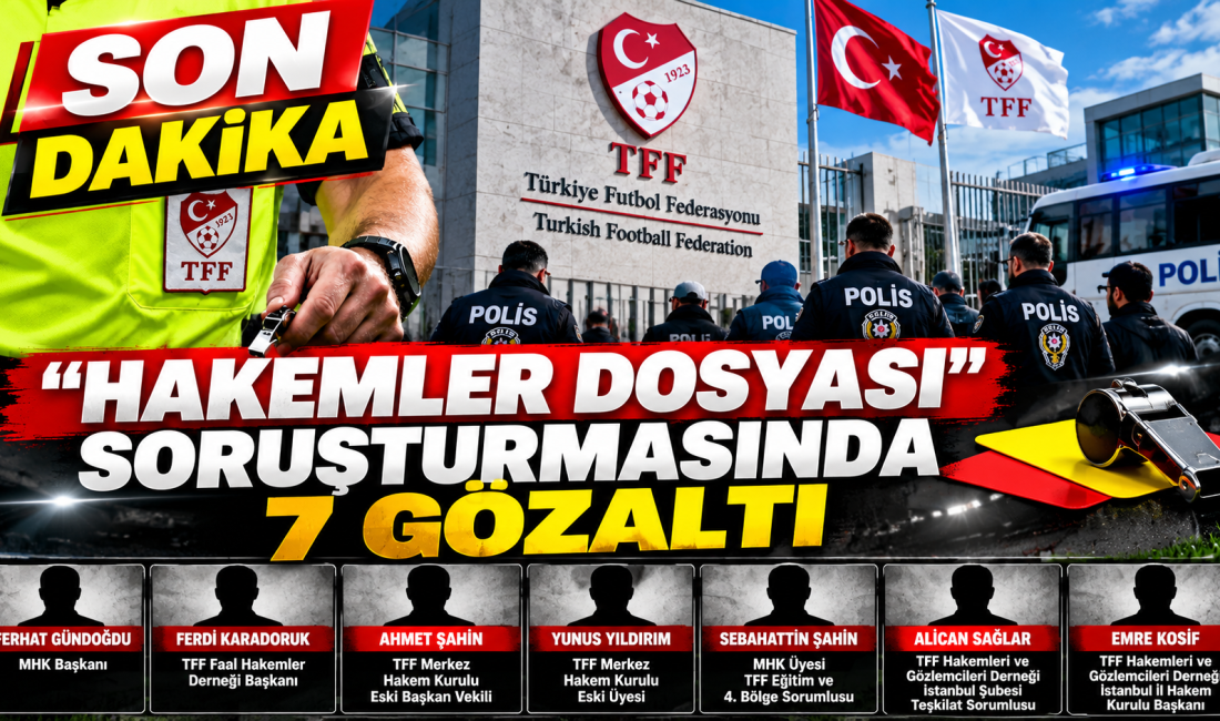 4 ilde düzenlenen eş zamanlı operasyonlarda MHK ve TFF bünyesinde