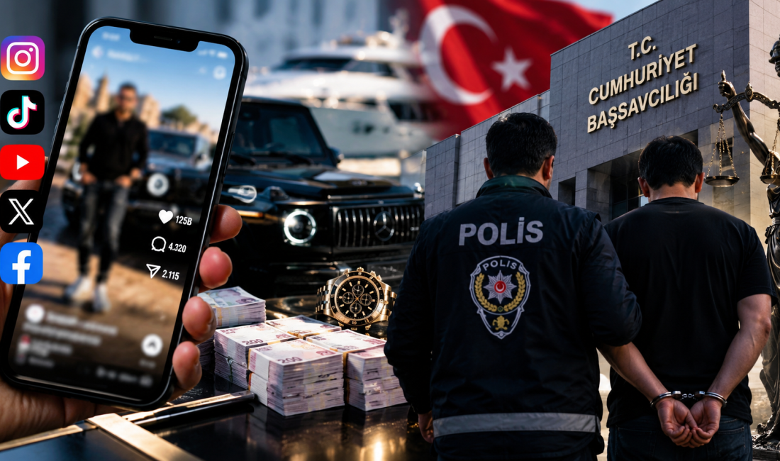 Van ve İstanbul’da yürütülen soruşturmalar, sosyal medyadaki gösterişli yaşam paylaşımlarının