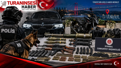 İstanbul Cumhuriyet Başsavcılığı’nın yürüttüğü soruşturmada roketatar, anti-tank mühimmatı, Kalaşnikof ve