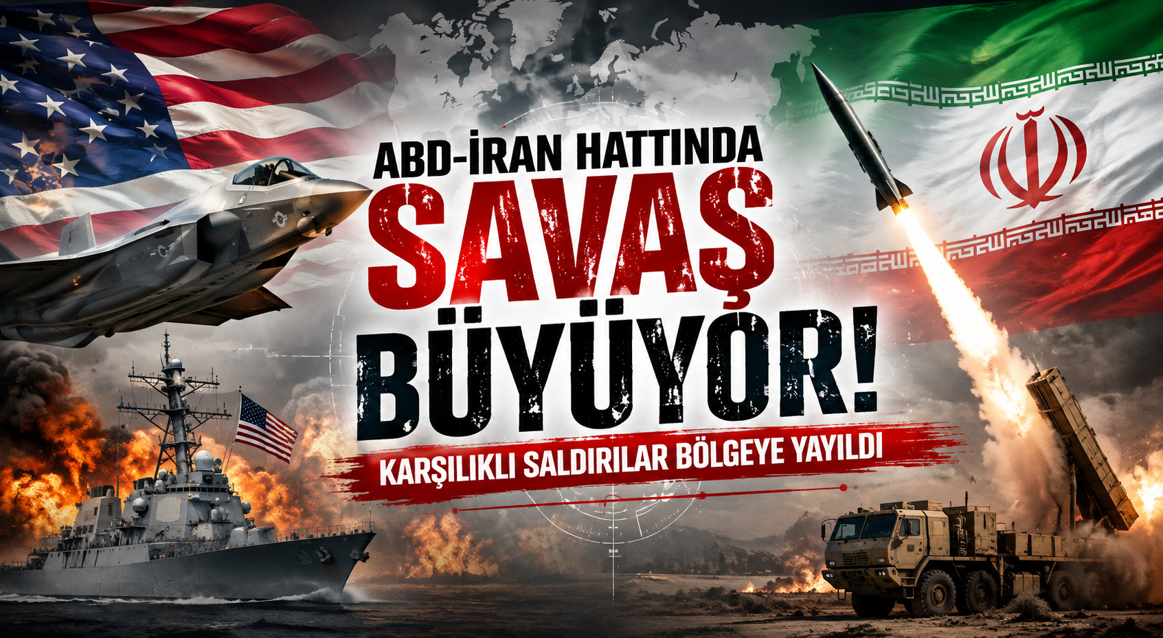 CENTCOM İran’daki saldırı dalgasının tamamlandığını açıklarken Tahran yönetimi Kuveyt, Bahreyn,