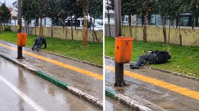 Bursa’nın Hacivat Mahallesi’nde dün bazı gençlerin yol güzergâhında uyuşturucu madde