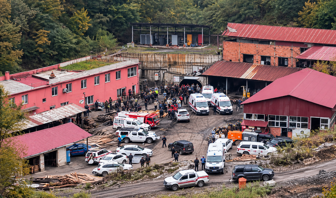 Zonguldak'ın Kilimli ilçesindeki bir maden ocağında yaşanan grizu patlamasında 3