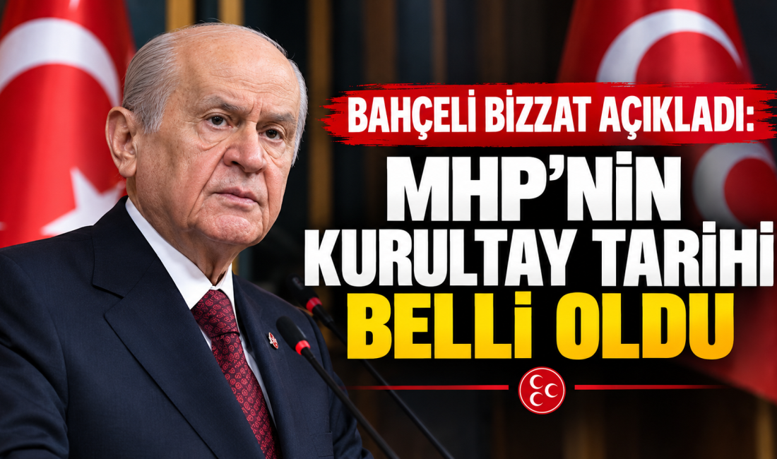 MHP Genel Başkanı Devlet Bahçeli, partisinin 15. Olağan Büyük Kurultayı'nın