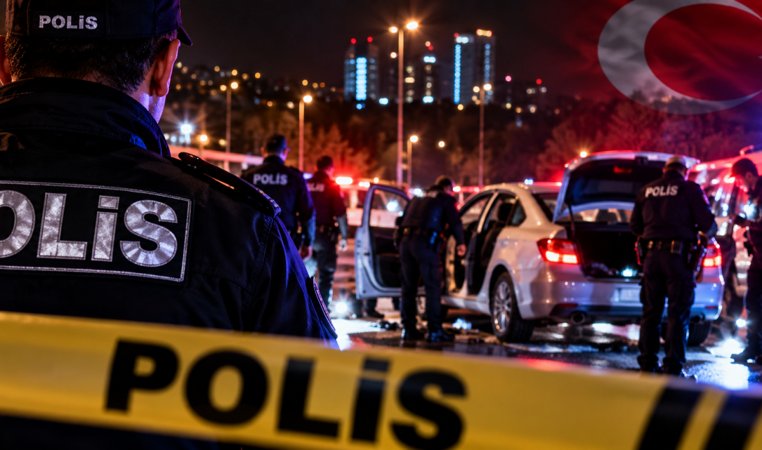 Pursaklar’da kimlik kontrolü sırasında araçtan inen şüphelinin ateş açması sonucu